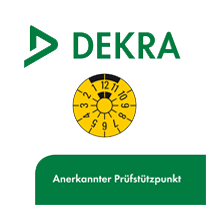 DEKRA, anerkannter Prüfstützpunkt